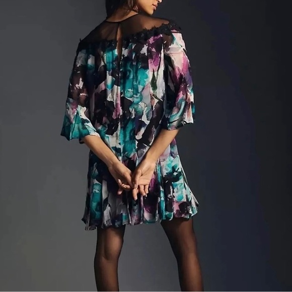 Anthropologie Flutter Sleeve Dress - Picture 3 of 7